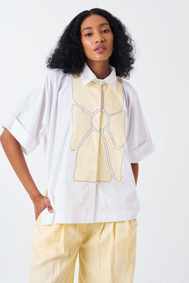 Floral Applique Shirt