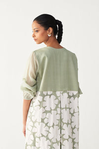 Floral Back Yoke Jacket