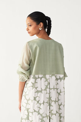 Floral Back Yoke Jacket