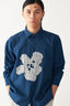 Floral Emb. Shirt