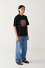 Floral Fringe Patch T- Shirt