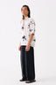 Floral Resort Wear Shirt White
