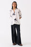 Floral Resort Wear Shirt White