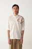 Floral Rope Emb. Shirt