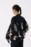 Fringe Bomber Jacket Co Ord Set Of 2 Black