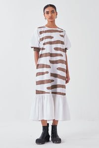Frill Applique Dress