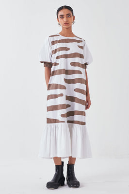 Frill Applique Dress