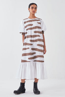 Frill Applique Dress