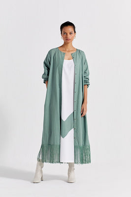 Fringe Back Yoke Jacket Co-Ord (Set Of 2)