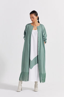 Fringe Back Yoke Jacket Co-Ord (Set Of 2)