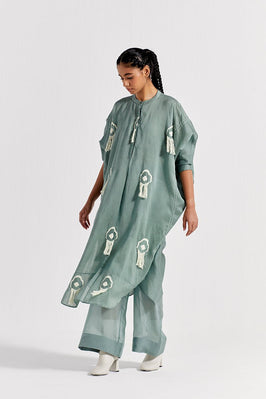 Fringe Bat Sleeve Shirt Co-Ord ( Set Of 2)