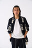 Fringe Bomber Jacket Black