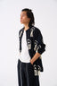 Fringe Bomber Jacket Black
