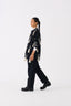 Fringe Bomber Jacket Black