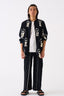 Fringe Bomber Jacket Black