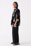 Fringe Bomber Jacket Black