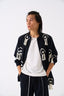 Fringe Bomber Jacket Black