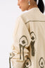 Fringe Bomber Jacket Co Ord Set Of 2 Ivory