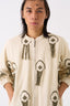 Fringe Bomber Jacket Ivory