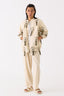 Fringe Bomber Jacket Ivory