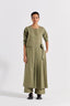 Front Pleat Jacket (Set Of 2) - Sap Green