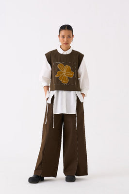 Front Slit Bottom Hunter Green