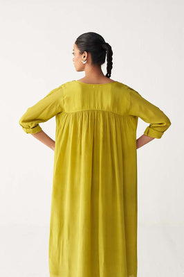 Gather Neck Dress