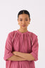 Gather Neck Shirt Co Ord Pink Check