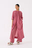 Gather Neck Shirt Co Ord Pink Check