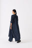 Gather Neck Shirt Co Ord Set Of 2 Black Stripe