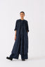 Gather Neck Shirt Co Ord Set Of 2 Black Stripe