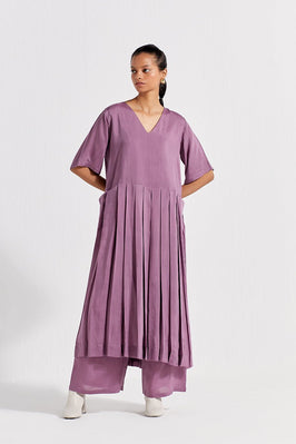 High Waist Broad Bottom - Lilac