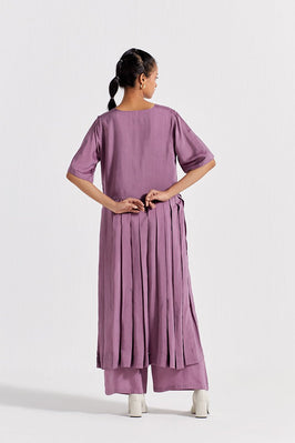 High Waist Broad Bottom - Lilac