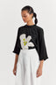 Inverted Box Pleat Bottom - White