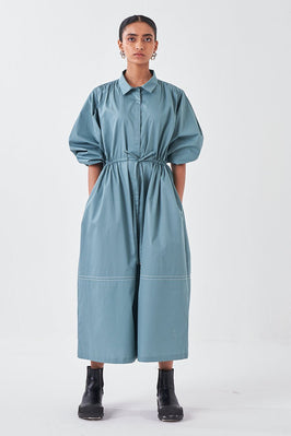 Back Pleat Dress