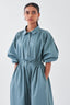 Back Pleat Dress