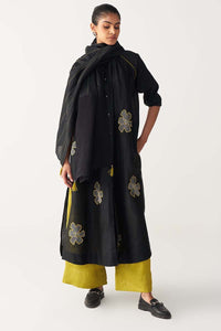 Panel Embroidered Scarf