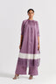 Panel Gather Neck Shirt (Set Of 2) - Lilac