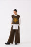 Panelled Shirt Co Ord Set Of 3 Hunter Green