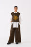 Panelled Shirt Co Ord Set Of 3 Hunter Green