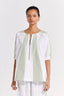 Panelled Top Co-Ord (Set Of 2) - White