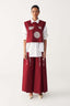 Patch Emb. Overlay Co-Ord (Set Of 2)