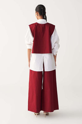 Patch Emb. Overlay Co-Ord (Set Of 2)