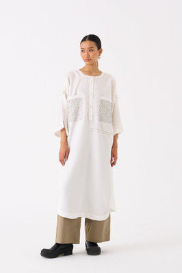Patch Pocket Tunic Ivory