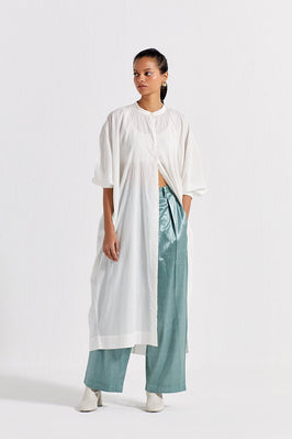 Pintuck Kaftan (Set Of 2) - White