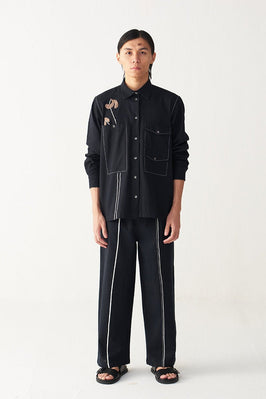 Poppy Applique Shirt Co-Ord