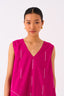 Raindrop Dress Fuschia