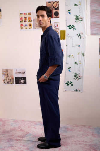 Regen Navy Pants