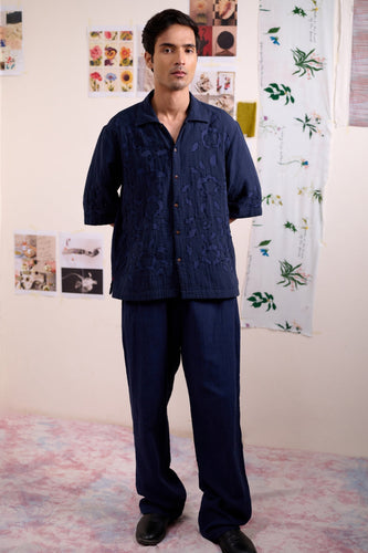 Regen Navy Pants