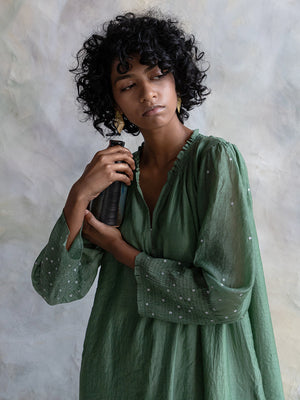 Rigel Hand Embroidered Dress